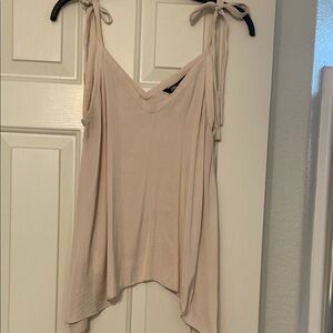 Zara Cream Tie-Strap Camisole